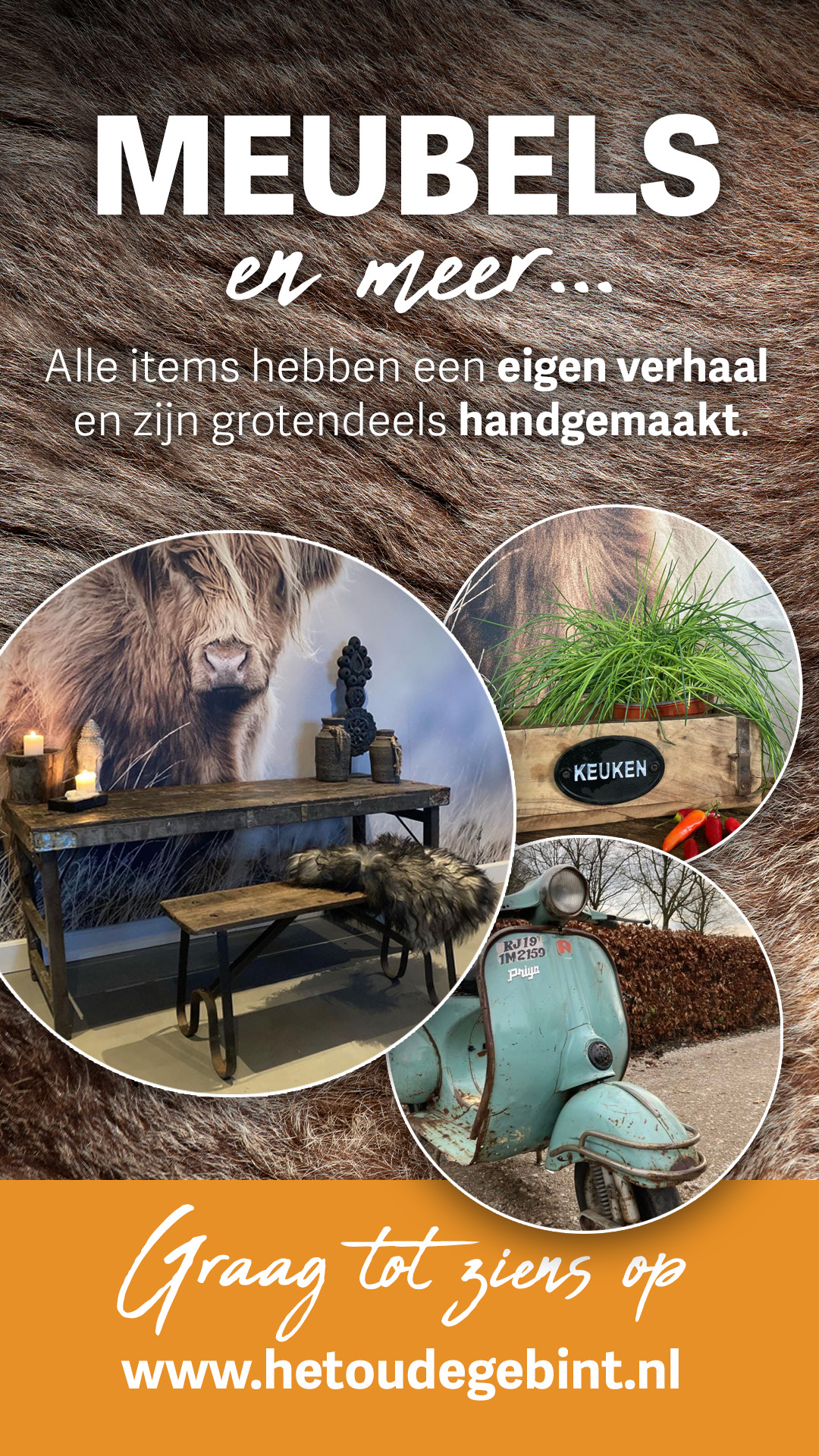 Deco materiaal voor de inrichting van een gezellige stoere mancave met lampen kasten tafels vloerkleden stoelen